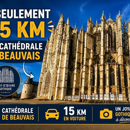 Maison A Colombages 1 - Situe A 15min De L'aeroport Paris-beauvais