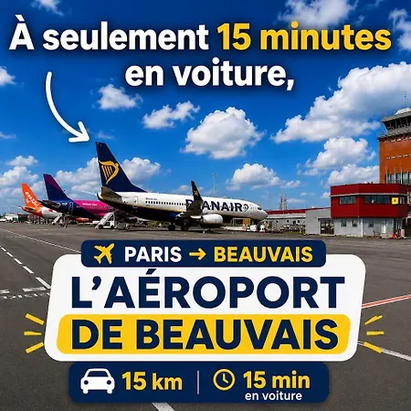 Maison A Colombages 1 - Situe A 15min De L'aeroport Paris-beauvais Prázdninový dům
